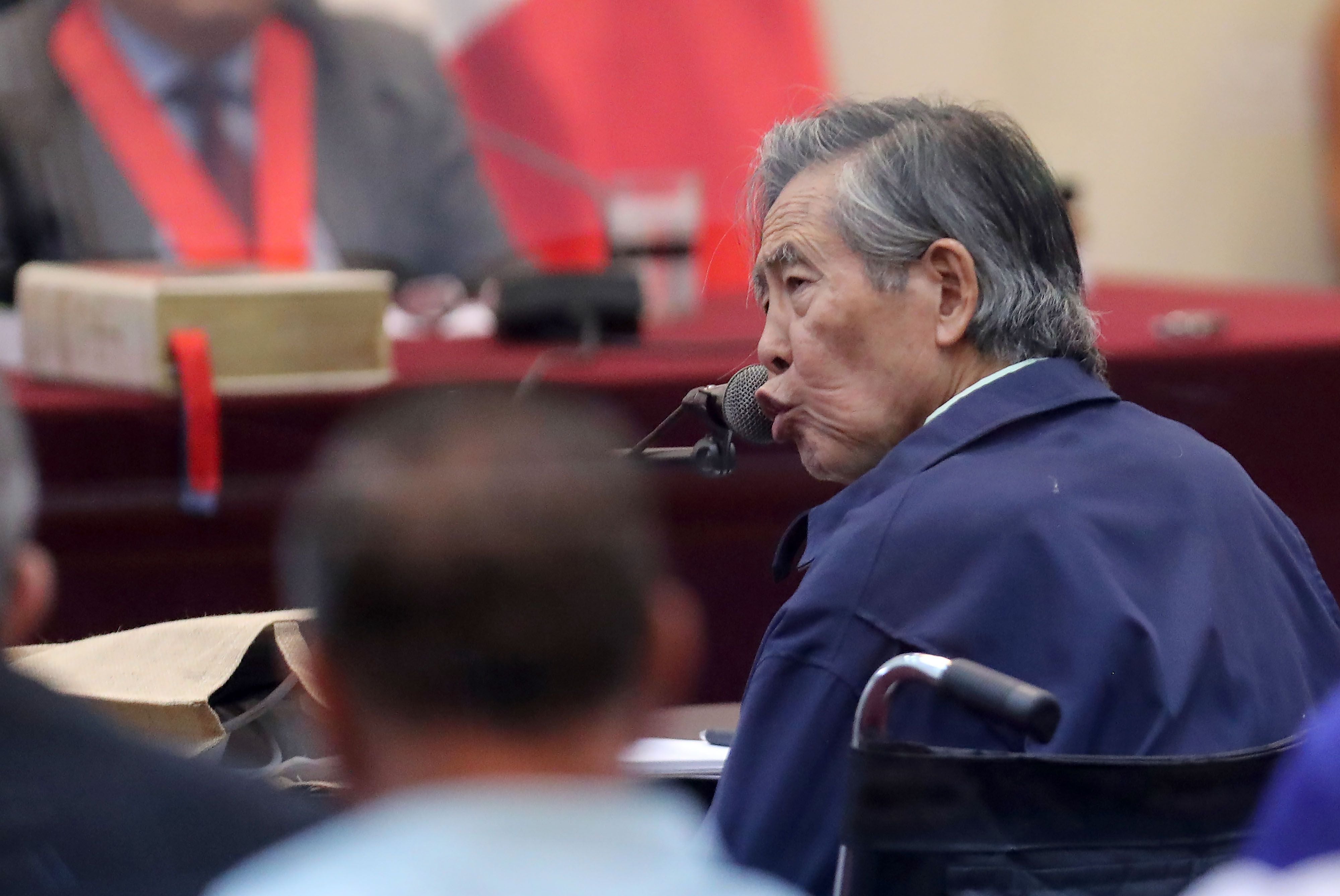 Foto de archivo del expresidente peruano Alberto Fujimori (1990-2000) en Lima (Perú). EFE/Ernesto Arias 
