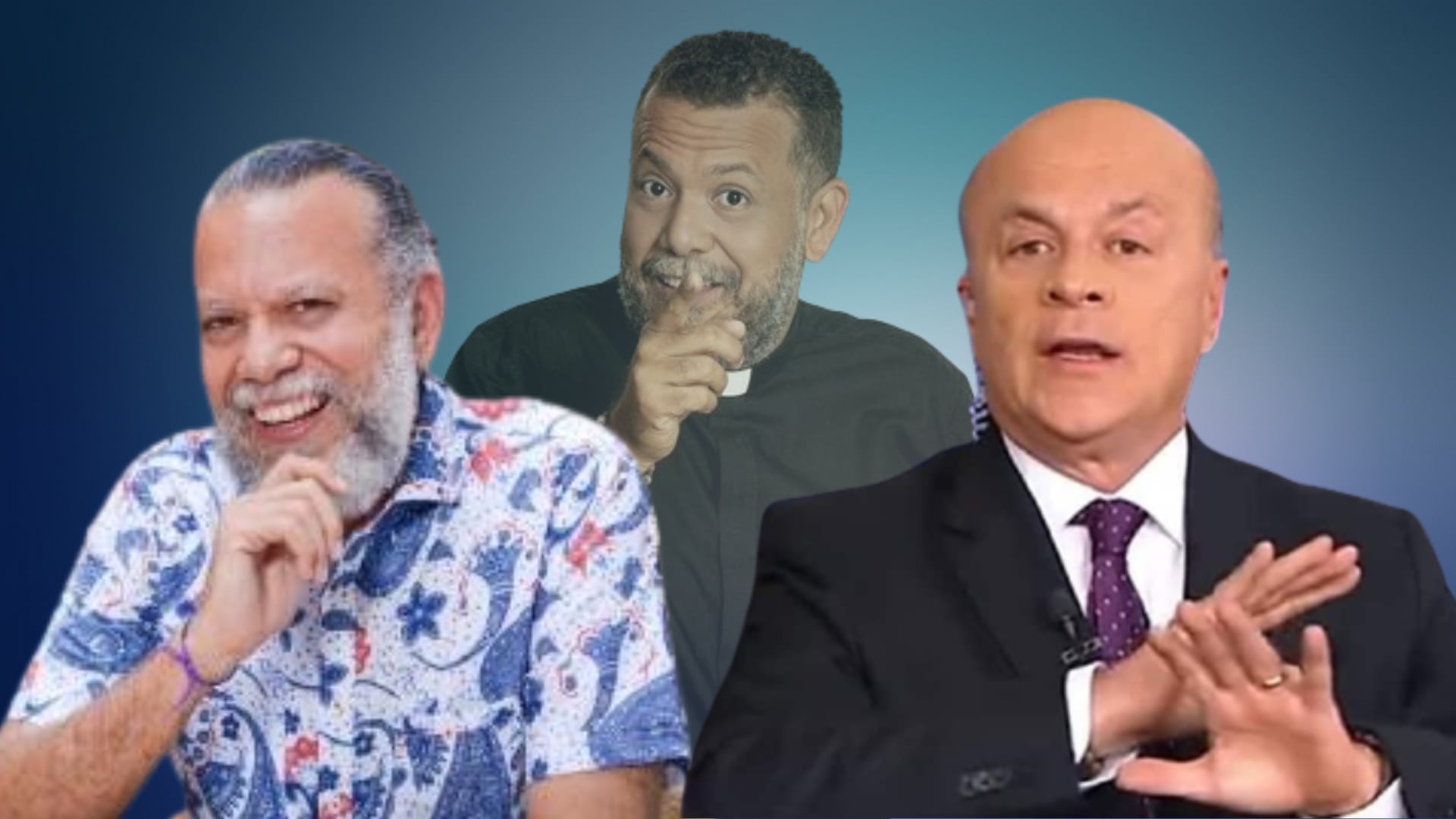 El periodista deportivo Carlos Antonio Vélez atacó al exsacerdote Alberto Linero por el clásico de Madrid - crédito Felipe Cubillos / Montaje Infobae