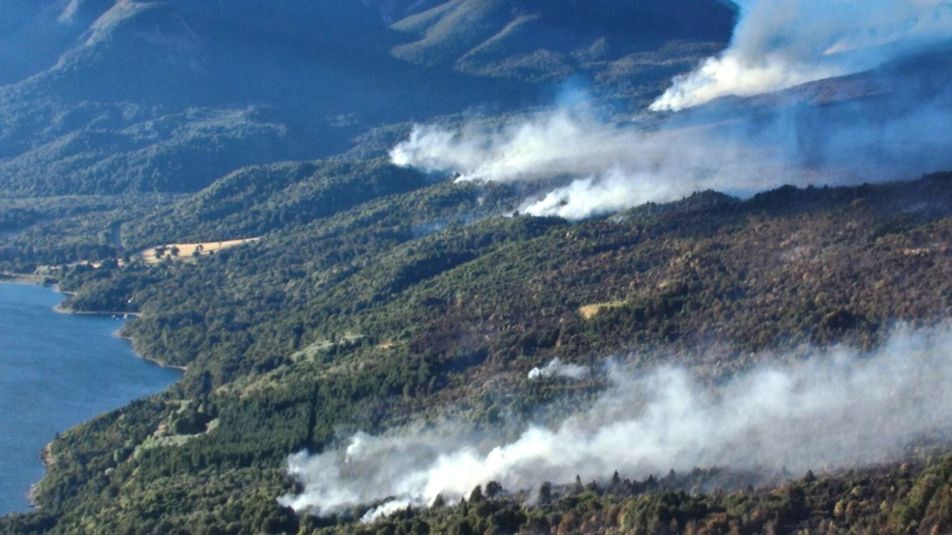 El incendio en el Parque Nacional Los Alerces consumió casi 6 mil hectáreas de bosques portada