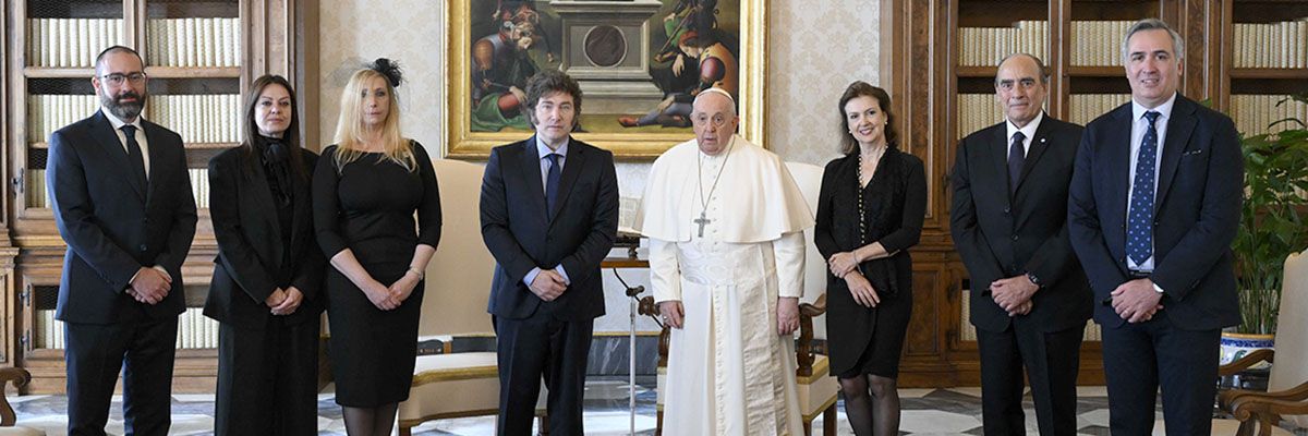 Audiencia Javier Milei Papa Francisco bomba chata