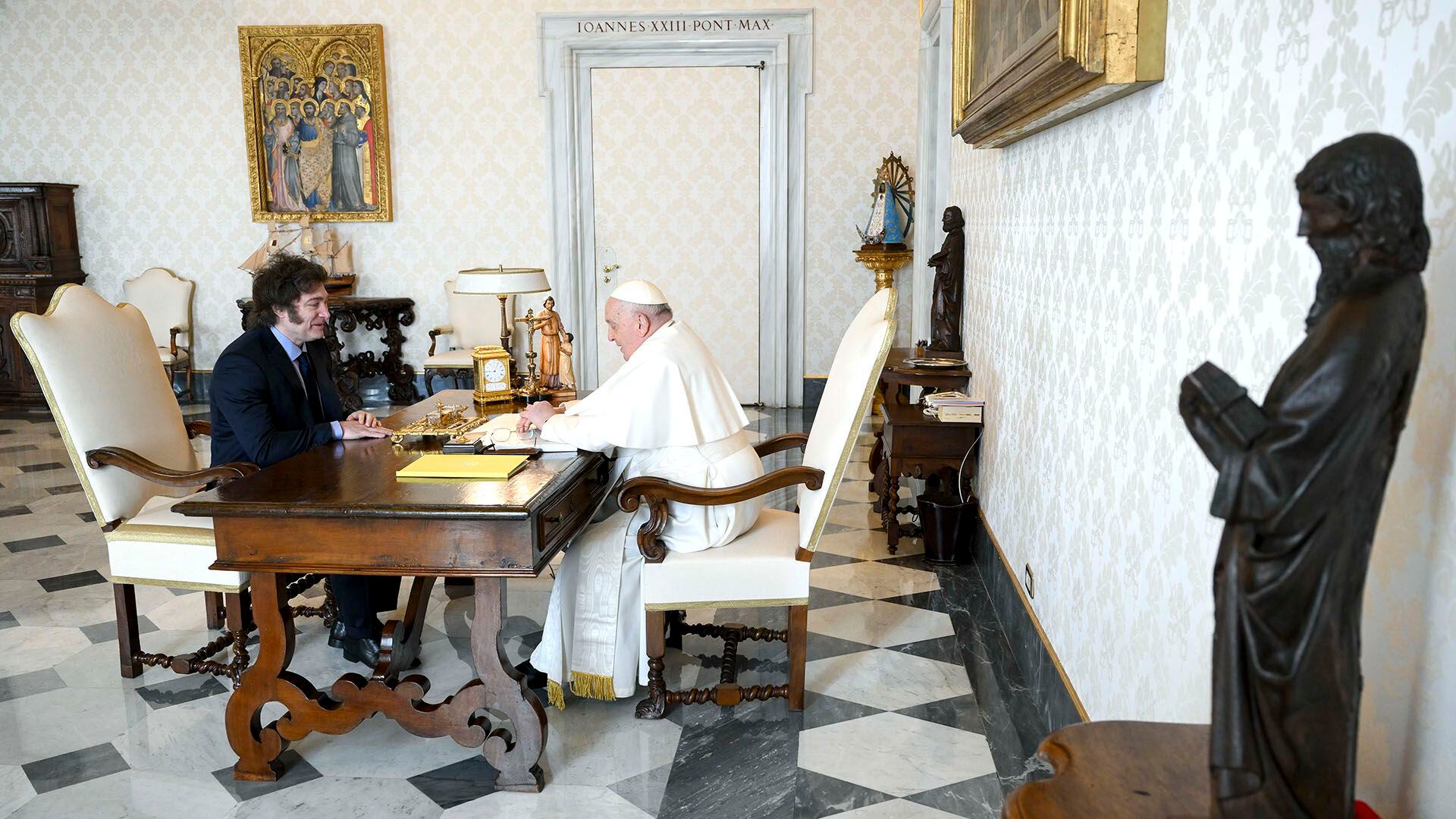 Audiencia Javier Milei Papa Francisco portada