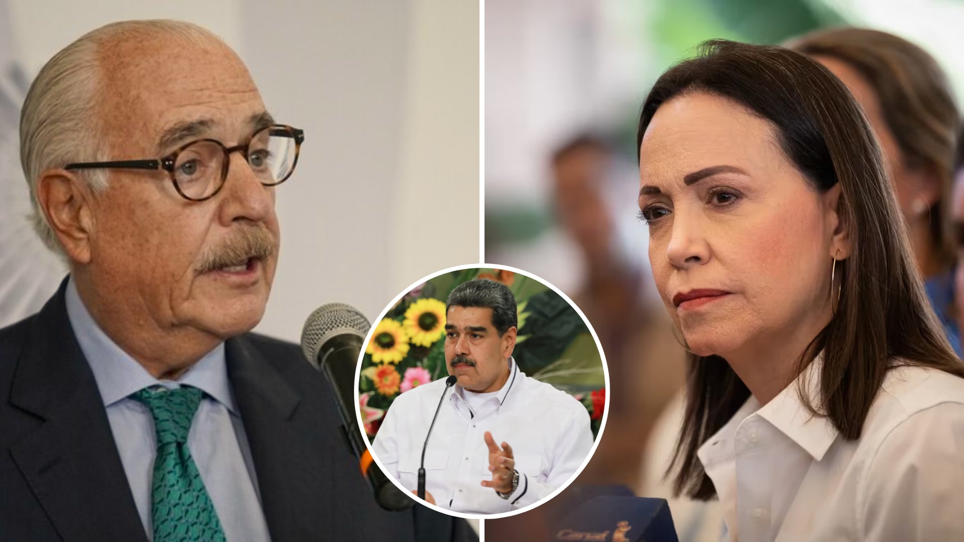 Andrés Pastrana pidió a la comunidad internacional el apoyo a la opositora María Corina Machado para derrocar el régimen venezolano - crédito Sergio Acero-Margarita Contreras/Colprensa