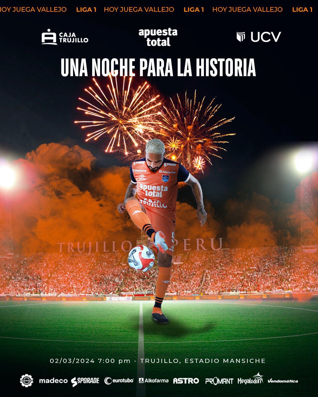Paolo Guerrero jugará su primer partido en la máxima categoría del fútbol peruano tras su larga carrera fuera del país.