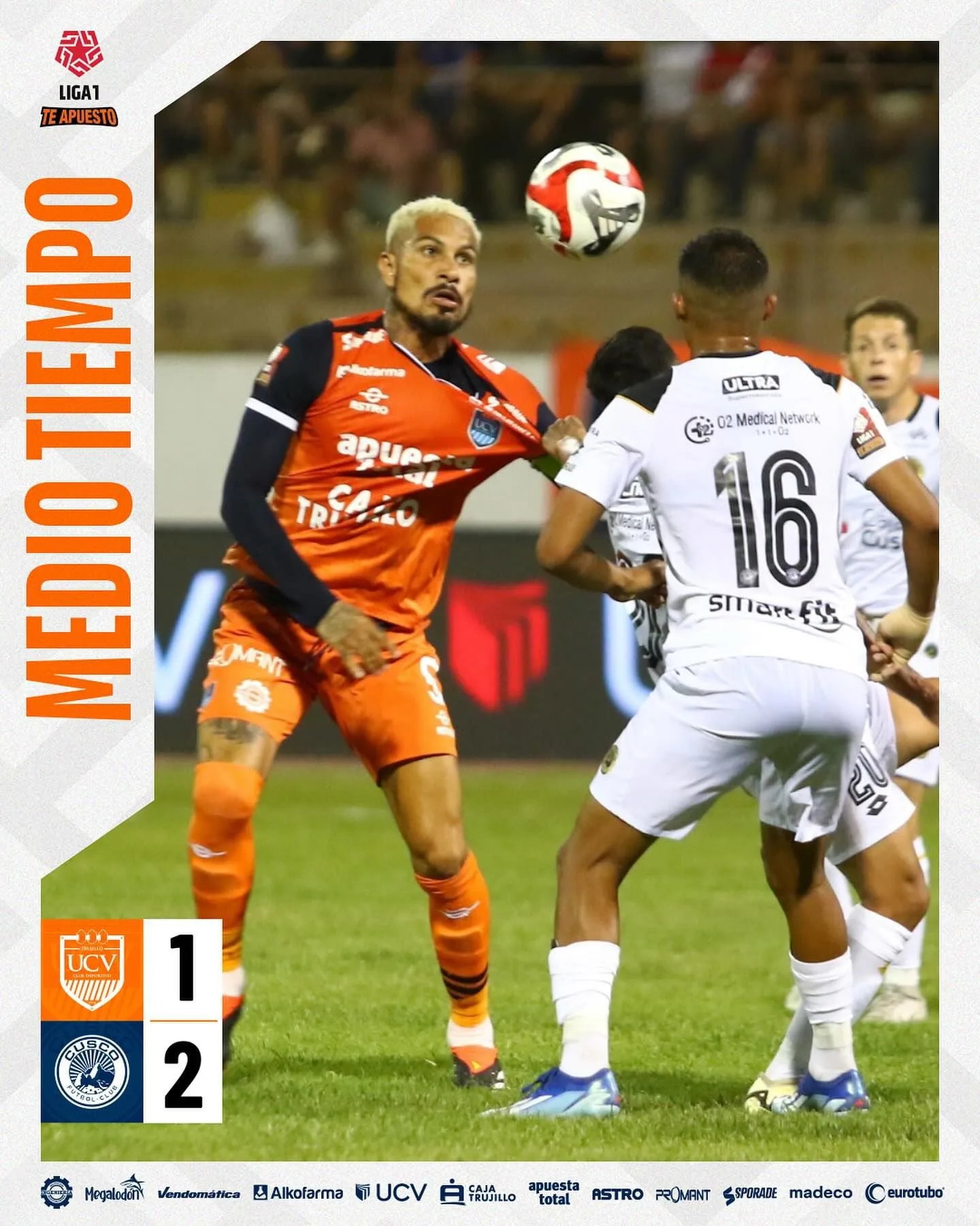 César Vallejo vs Cusco FC EN VIVO HOY: ‘poetas’ pierden 2-1 con gol de Paolo Guerrero por Liga 1 2024