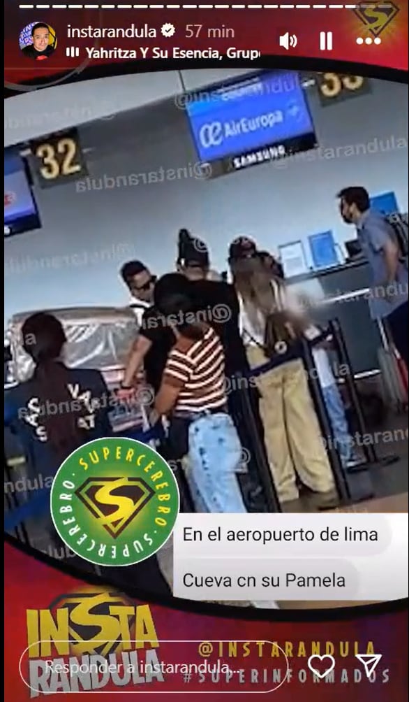 Christian Cueva y Pamela López tomaron un vuelo luego de confirmar su reconciliación. (Instarándula)