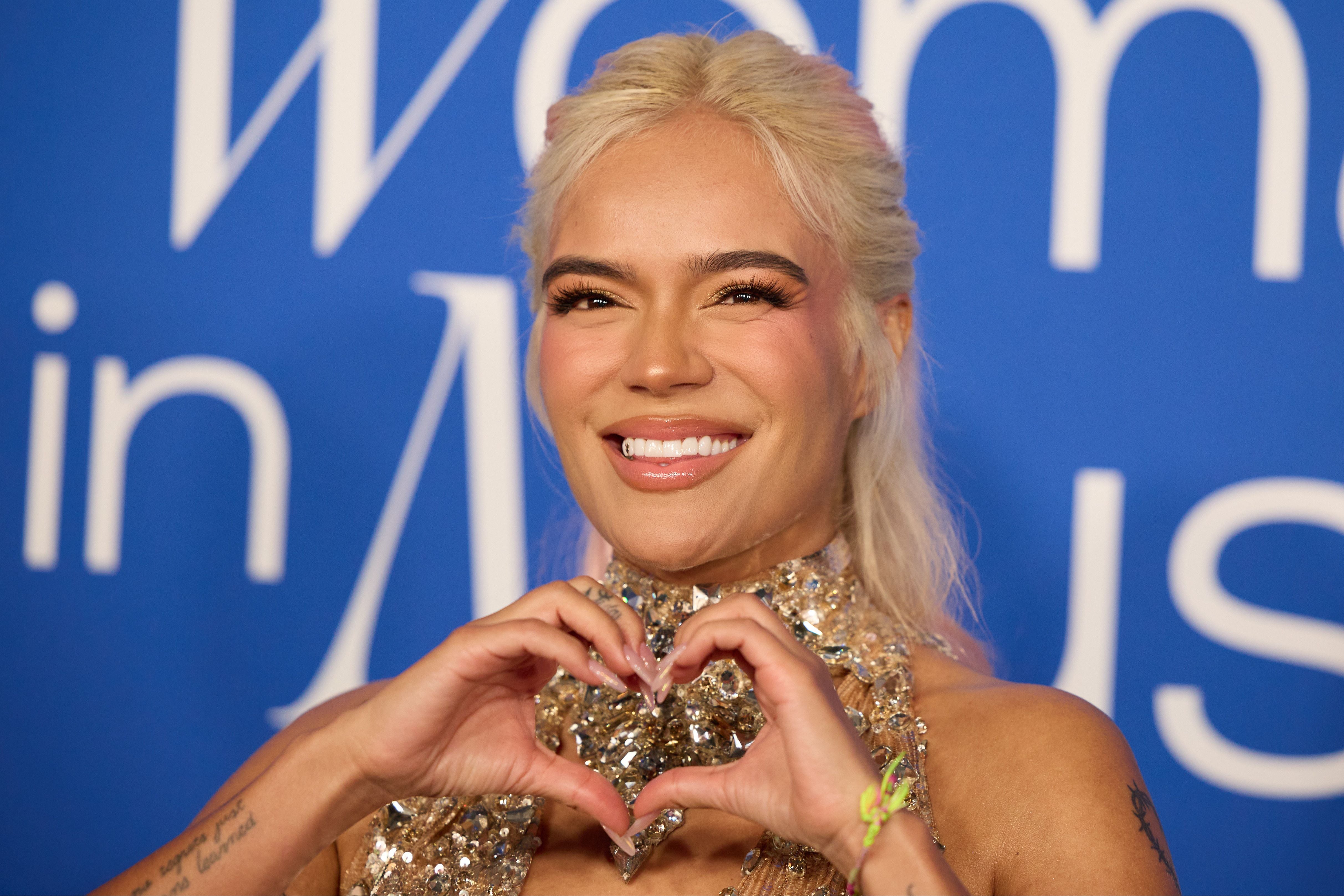 Karol G recibió nueve nominaciones en los Latin AMAs 2024. (Créditos: EFE/EPA/ALLISON DINNER) 