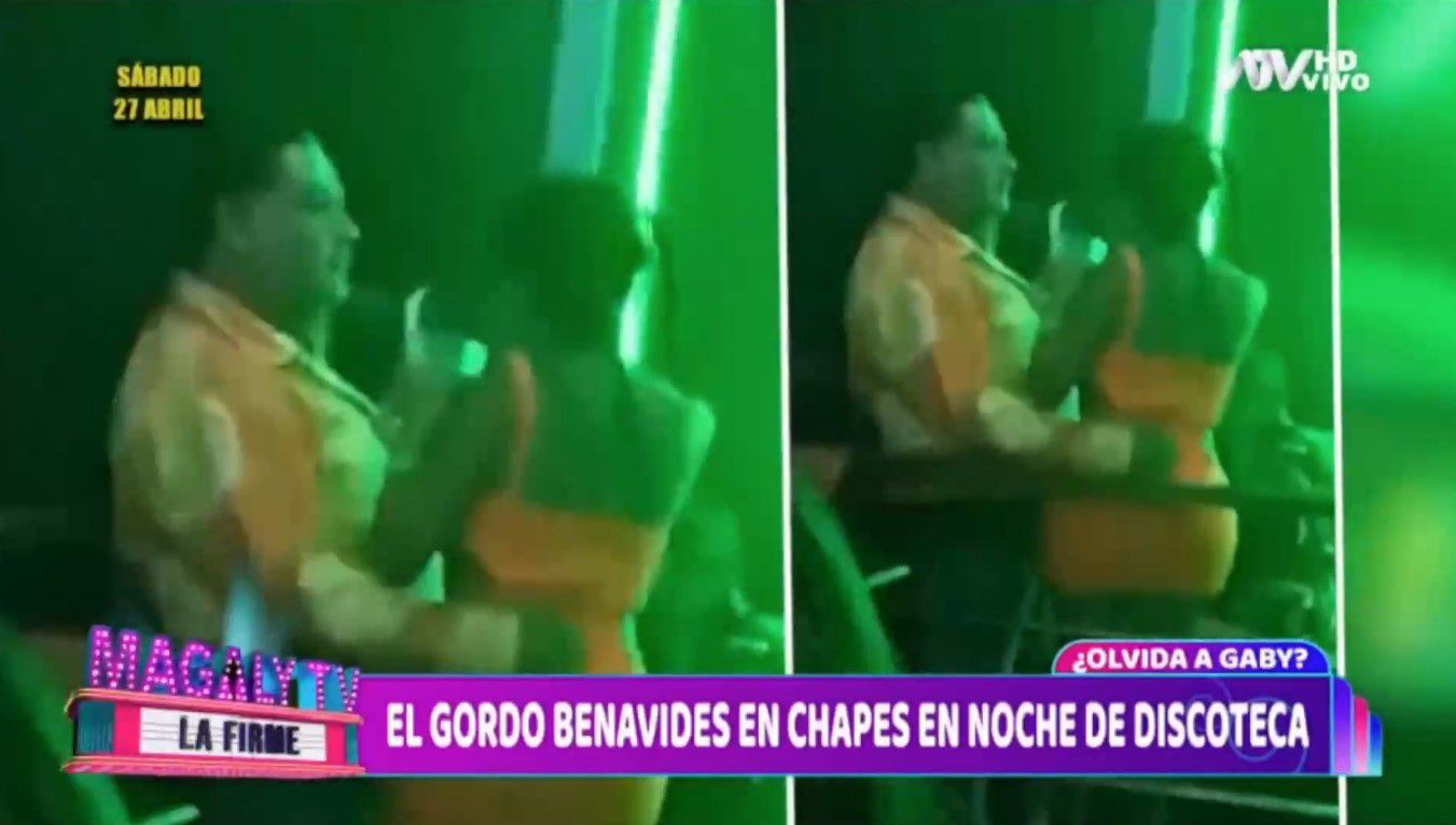 Alfredo Benavides es captado besando a mujer, y esta niega una relación. (Captura: Magaly TV La Firme)