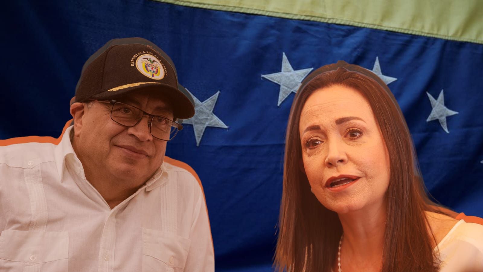 María Corina Machado - Gustavo Petro - elecciones Venezuela - Colombia