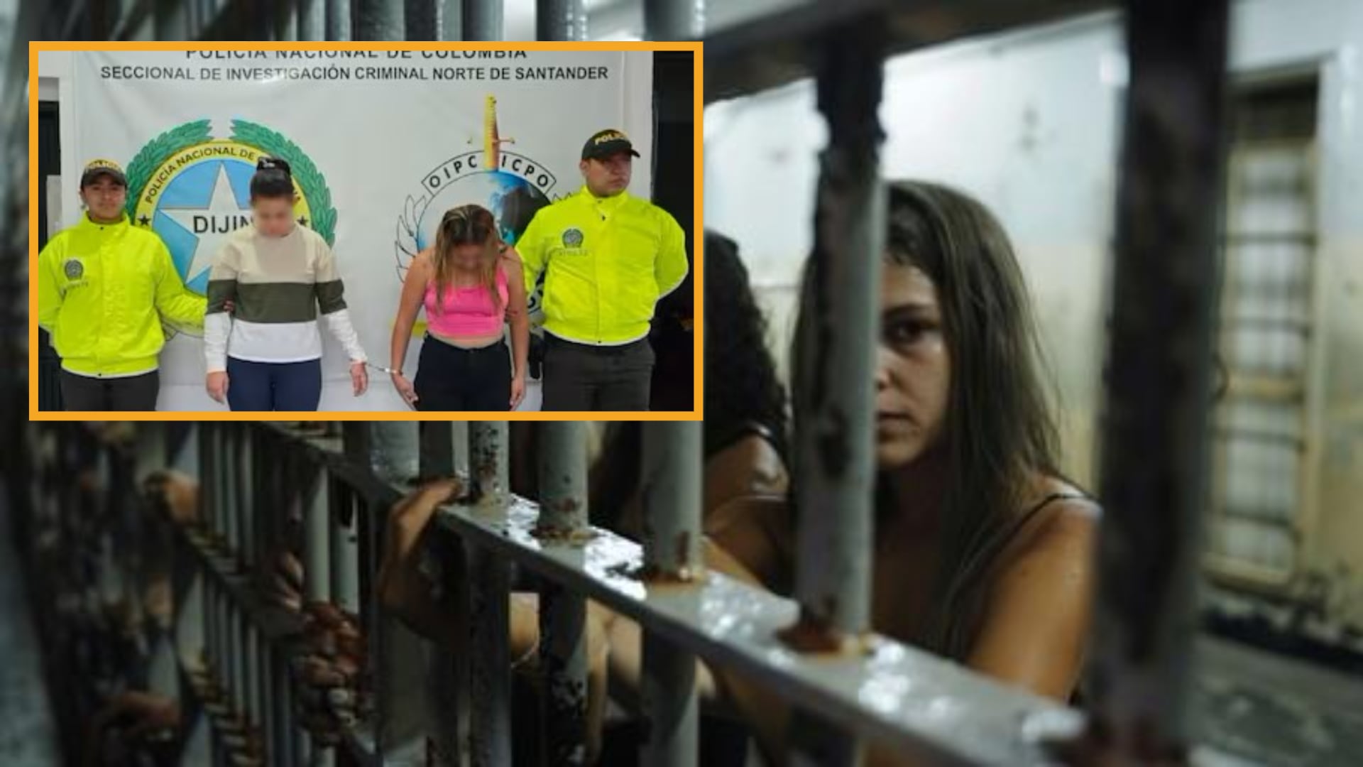 Dos mujeres fueron capturadas por robar a un ciudadano extranjero en Ocaña (Norte de Santander) -crédito Infobae / Policía Denor