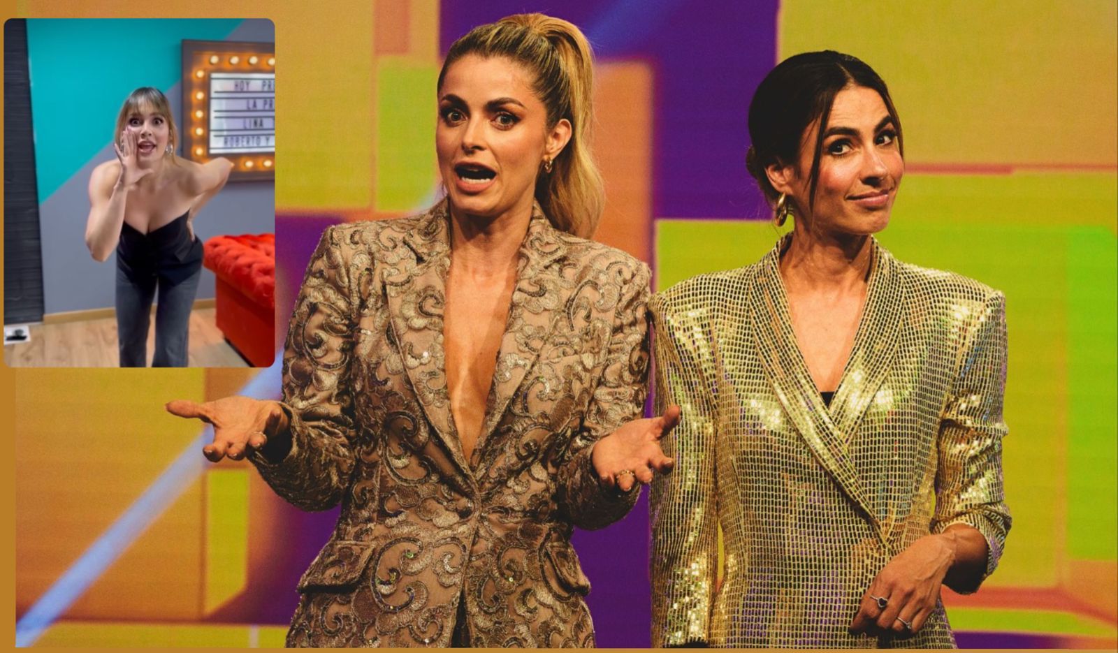 Lina Tejeiro habló sobre la relación de Cristina Hurtado y Carla Giraldo - crédito montaje Infobae/ cortesía Canal RCN- @linatejeiro/IG