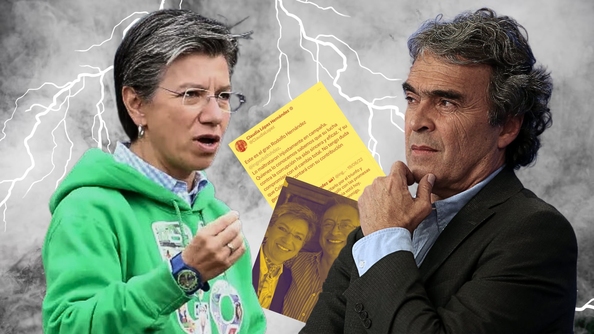 El enfrentamiento entre Claudia López y Sergio Fajardo se convirtió en un fenómeno mediático - crédito Infobae