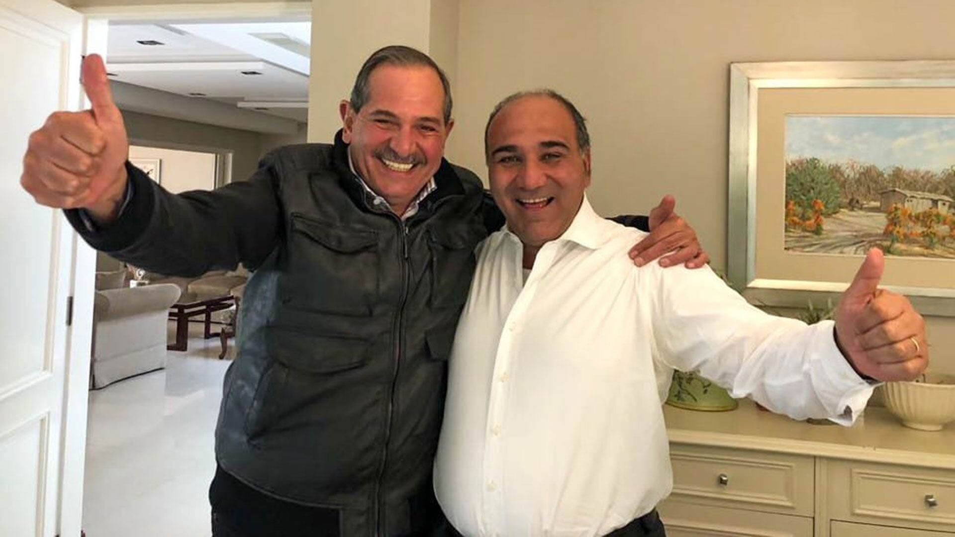 Alperovich y Juan Manzur, quien lo sucedió en la gobernación de Tucumán