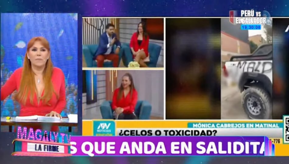 Magaly Medina se burló de conductora de ATV porque estuvo de acuerdo con que mujeres inserten dispositivo GPS en auto de su pareja por seguridad.