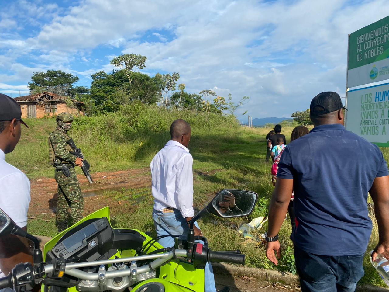 Así evacuaron al papá de Francia Márquez de Jamundí, Valle, tras atentado - crédito Ejército Nacional