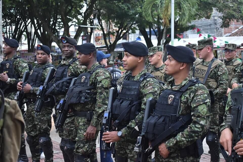 Militares refuerzan seguridad en Jamundí, Valle del Cauca - crédito Ministerio de Defensa