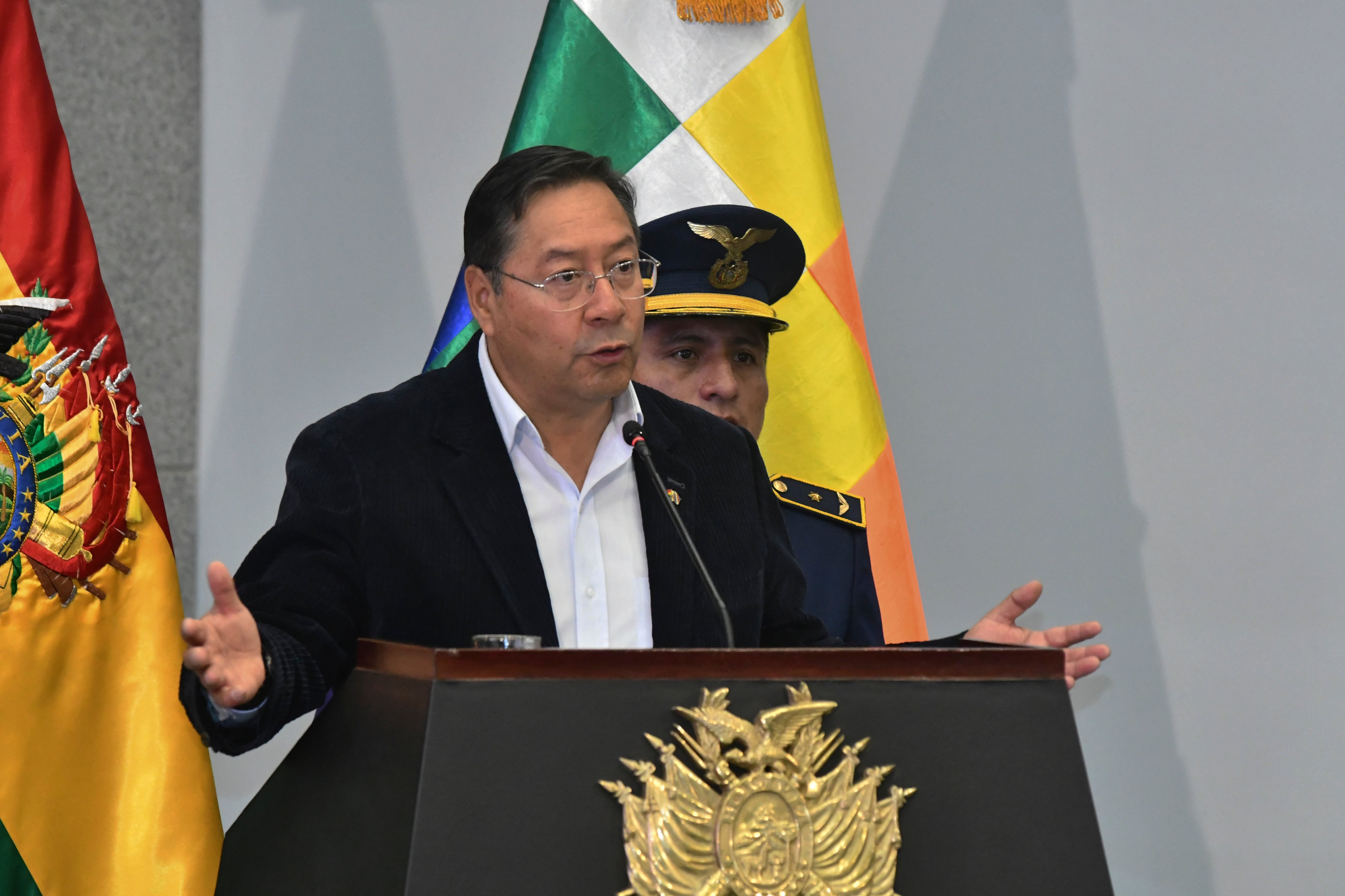 Arce sostuvo que el alza de los precios de la canasta familiar responde a una “manifestación de la crisis climática y del sistema capitalista" (EFE)