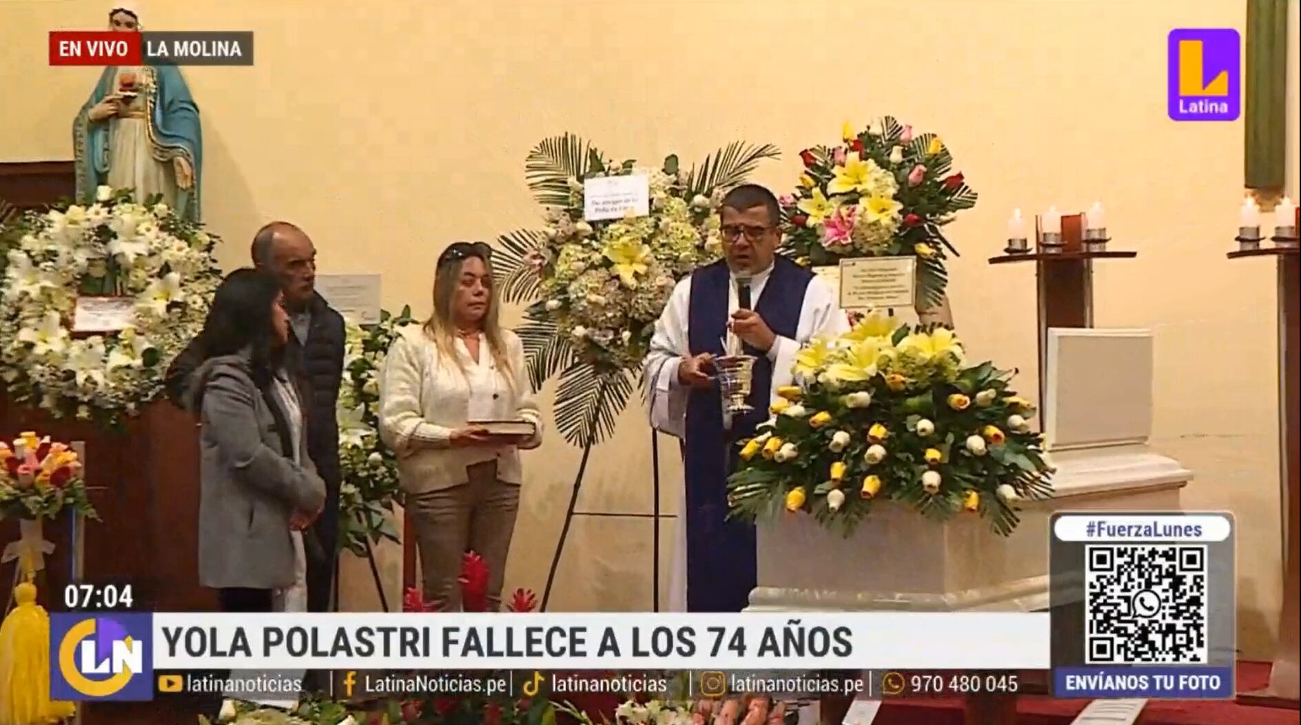 Yola Polastri falleció a los 74 años: Artistas peruanos fueron a darle el último adiós. (Latina)