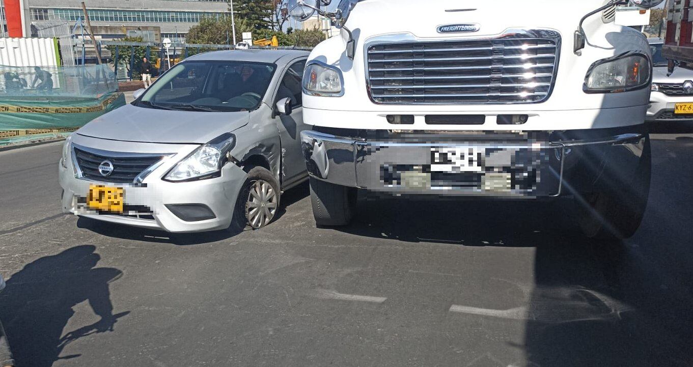 Accidente de tránsito en Puente Aranda