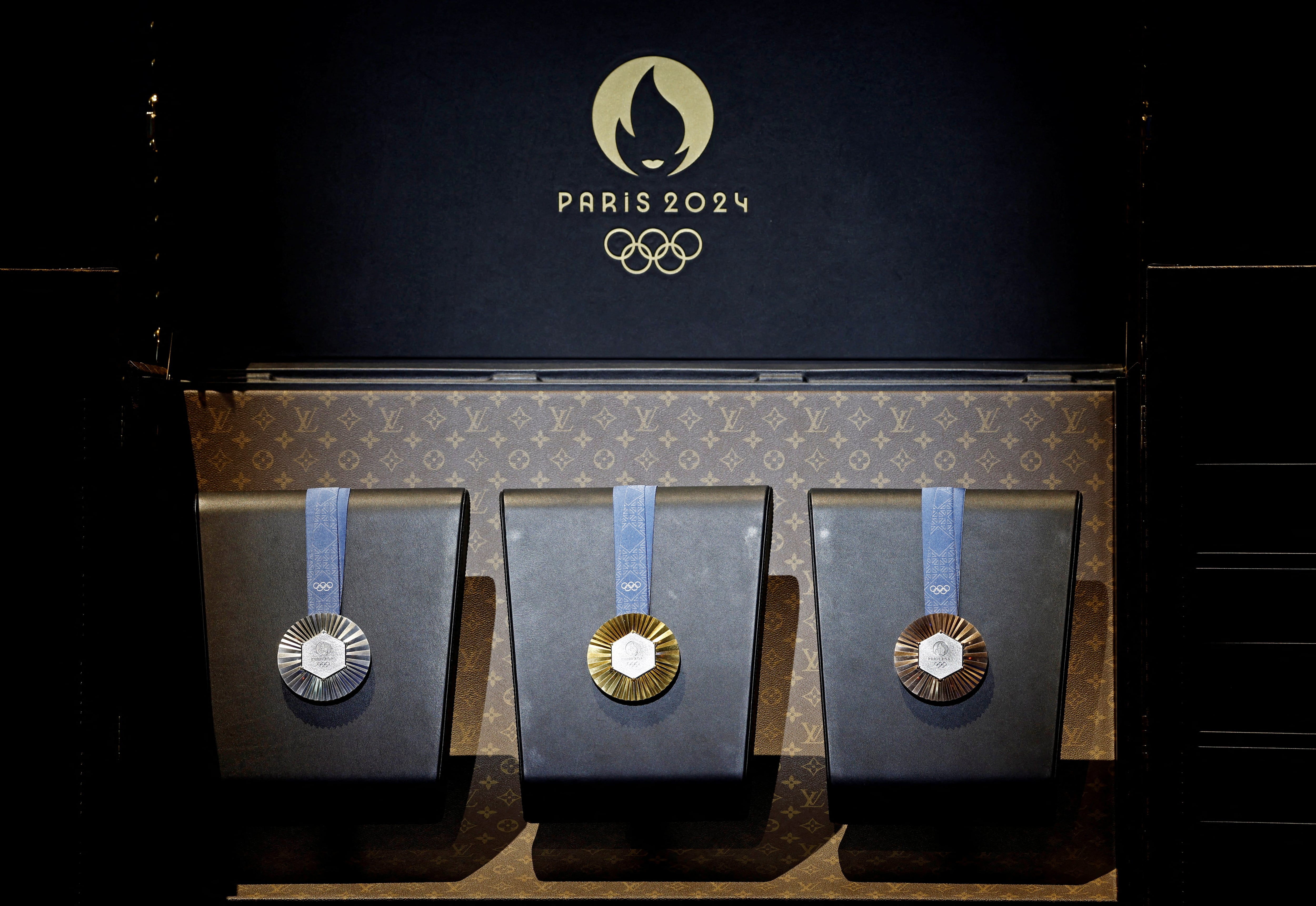 Medallas de los Juegos Olímpicos de París 2024. (Benoit Tessier/REUTERS)