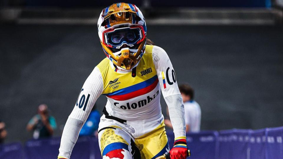 Mariana Pajón aseguró su lugar en las semifinales del BMX de París 2024 - crédito @marianapajon/Instagram