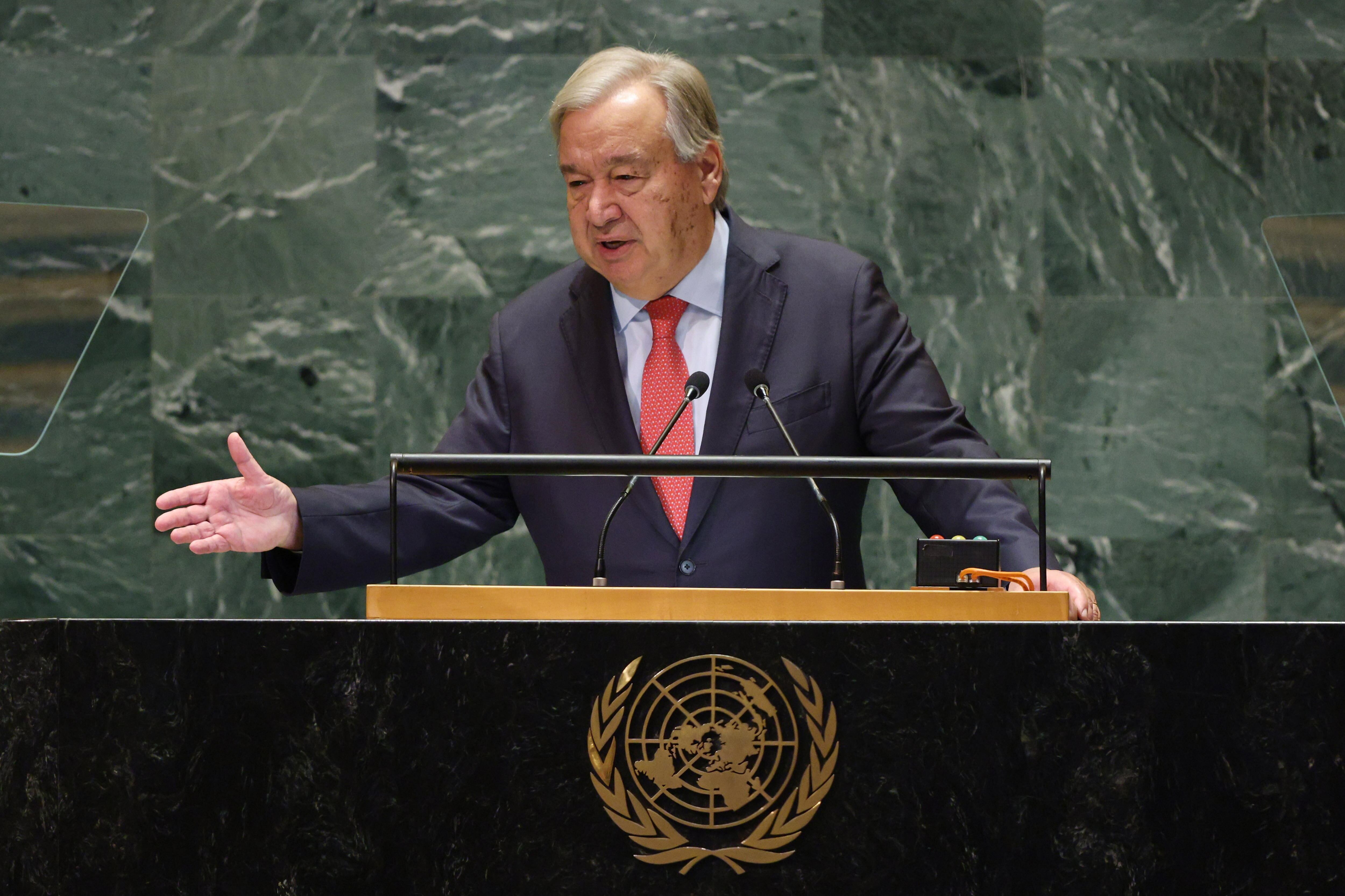 El secretario general de las Naciones Unidas (ONU), António Guterres (EFE/Justin Lane) 