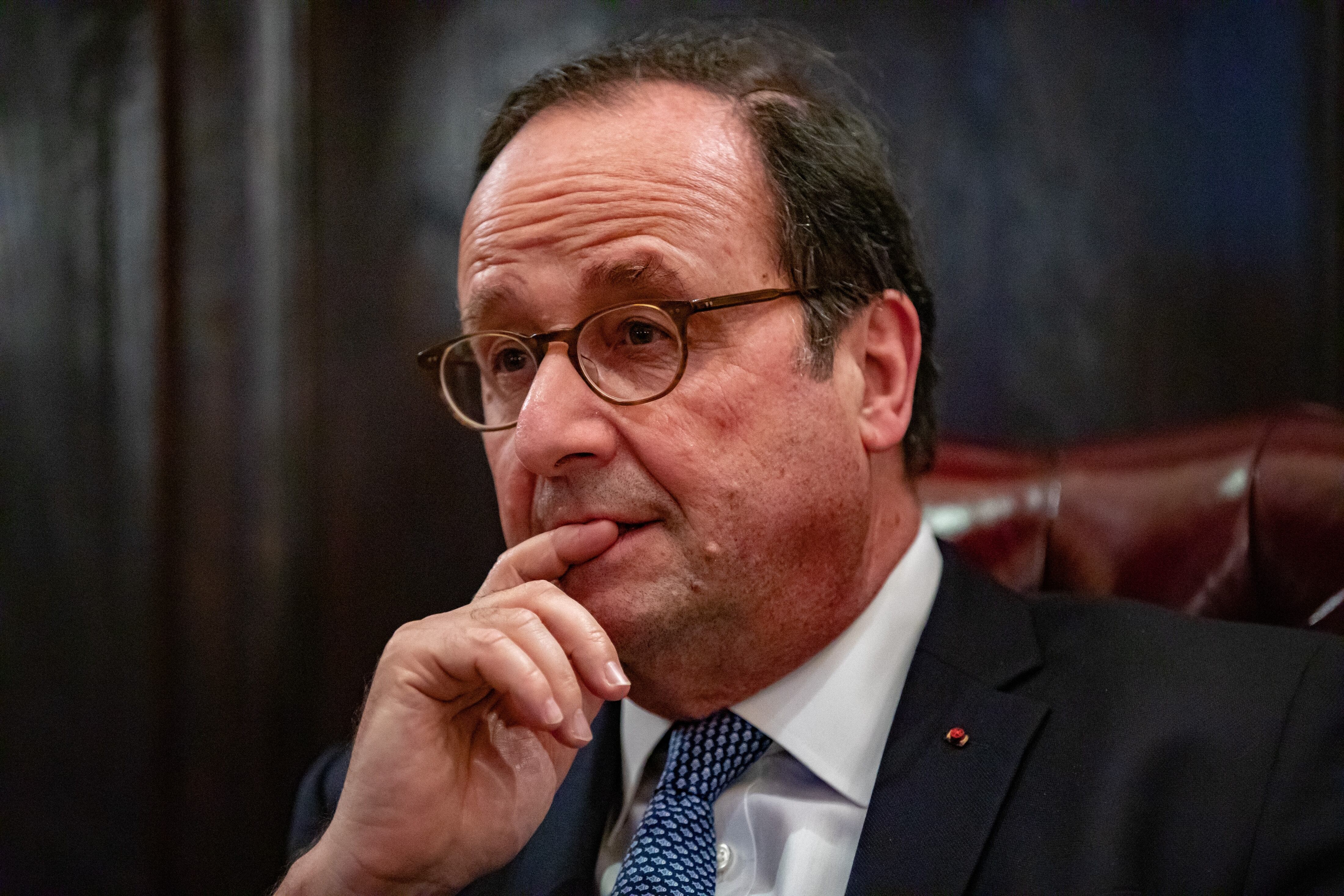 François Hollande, ex mandatario francés (Keiko Hiromi/Polaris)