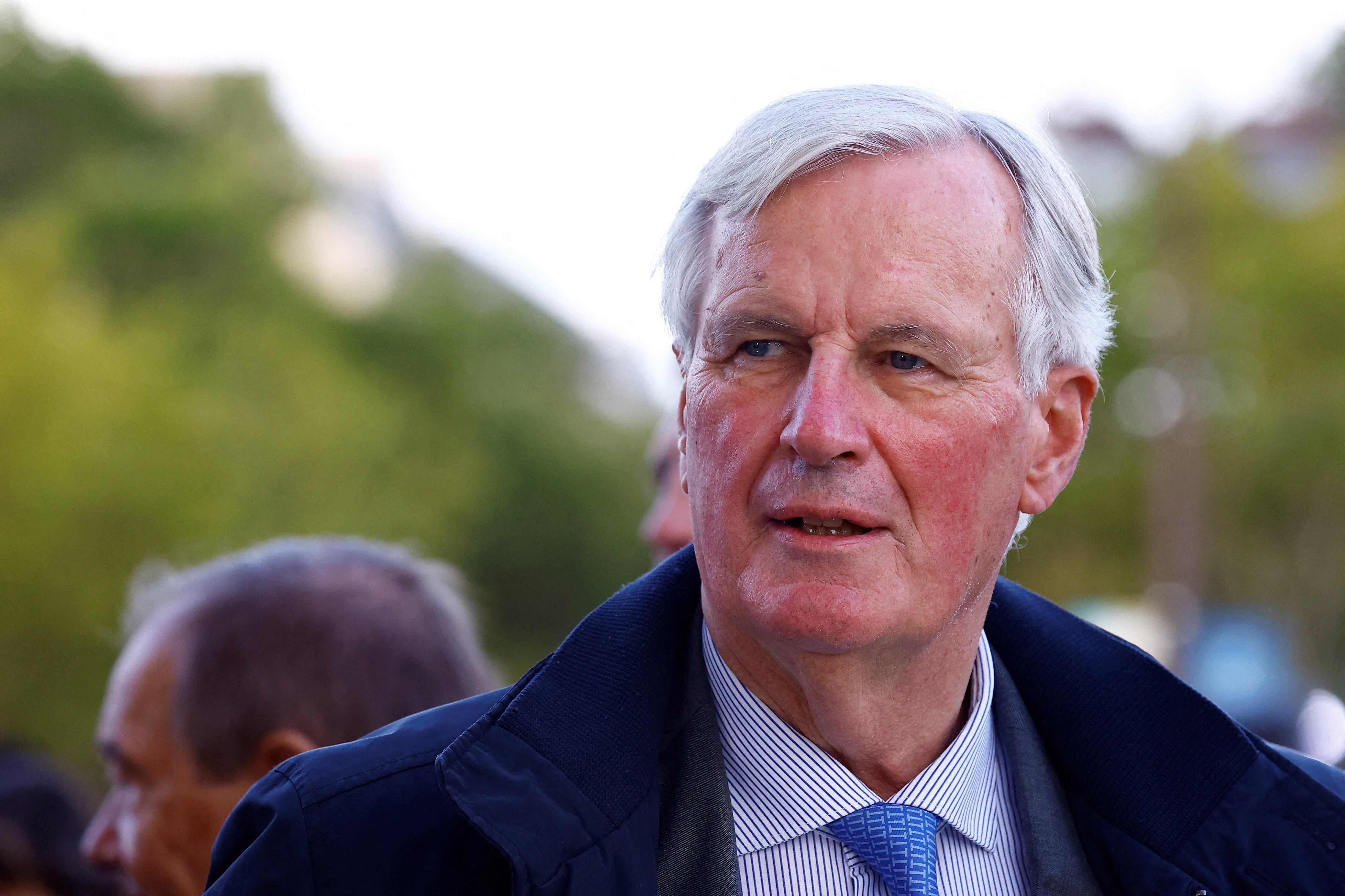 El primer ministro francés, Michel Barnier (REUTERS/Sarah Meyssonnier/Pool/File Photo)