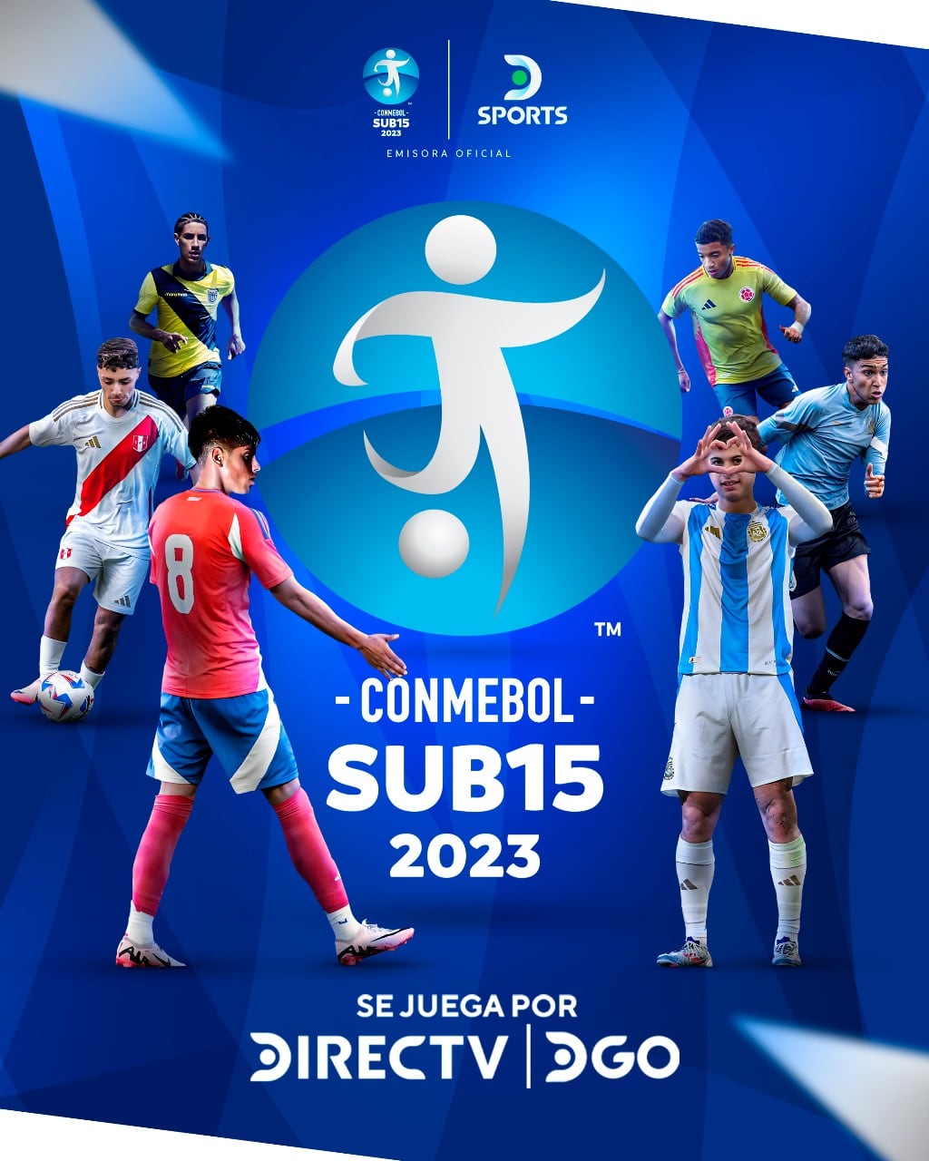 DirecTV Sports se encarga de la transmisión del Sudamericano Sub 15.