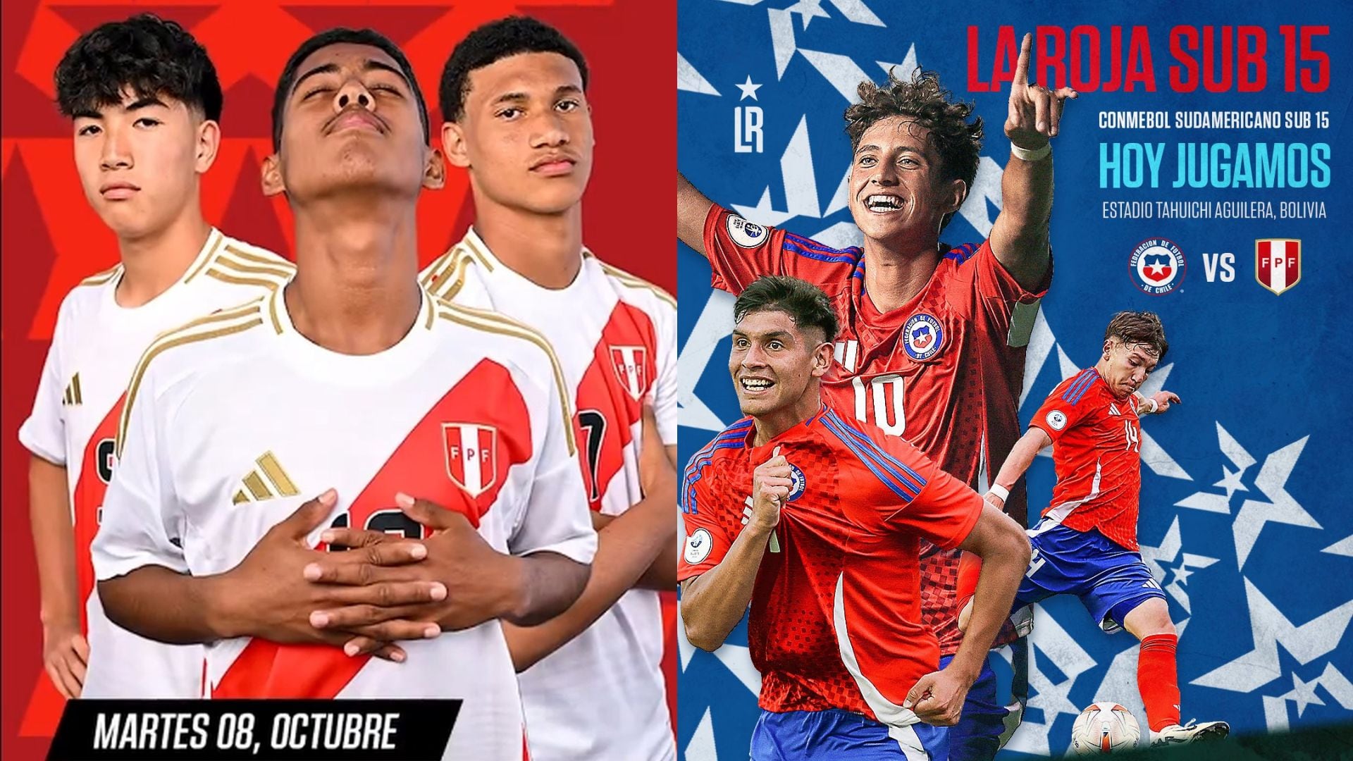 Perú vs Chile: partido por el Sudamericano Sub 15 2024